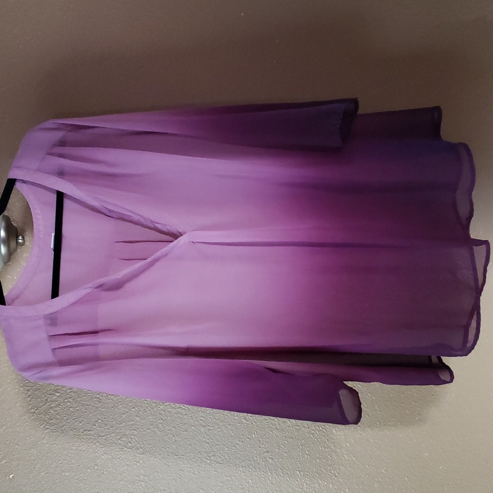 Sheer 3/4 sleeve Liz Claiborne too size 3x women